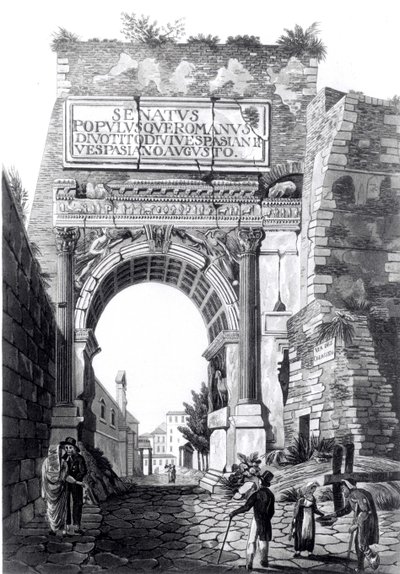 The Arch of Titus, from 